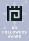 50 followers award