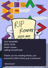 R.I.P Roamer